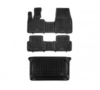 Rezaw-Plast Floor Mats for 2014-2021 BMW I3 Car Mats & Cargo Mat Waterproof Black