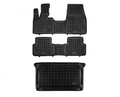 Rezaw-Plast Floor Mats for 2014-2021 BMW I3 Car Mats & Cargo Mat Waterproof Black