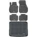 Rezaw-Plast Floor Mats for 2016-2021 BMW X1 Car Mats & Cargo Mat F48 Tailored Black