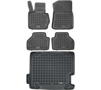 Rezaw-Plast Floor Mats for 2011-2017 BMW X3 Car Mats & Cargo Mat F25 Anti-Slip Black