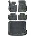 Rezaw-Plast Car Mats for 2018-2023 BMW X3 Floor Mats & Cargo Mat G01 Odorless Black