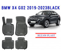 REZAW PLAST Custom Fit Floor Mats for BMW X4 G02 2019-2023 - All-Weather Rubber Odor