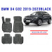 REZAW PLAST Custom Fit Floor Mats for BMW X4 G02 2019-2023 Durable Black