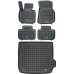 Rezaw-Plast Car Mats for 2019-2023 BMW X4 Floor Mats & Cargo Mat G02 Anti-Slip Black