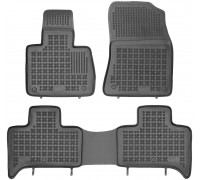 Rezaw-Plast Rubber Car Mats for 1999-2006 BMW X5 Floor Mats E53 All Season Black