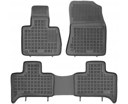 Rezaw-Plast Rubber Car Mats for 1999-2006 BMW X5 Floor Mats E53 All Season Black