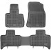 Rezaw-Plast Rubber Car Mats for 1999-2006 BMW X5 Floor Mats E53 All Season Black