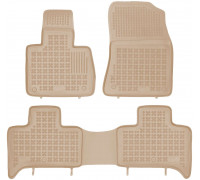 Rezaw-Plast Car Floor Mats for 1999-2006 BMW X5 E53 Floor Mats Waterproof Beige