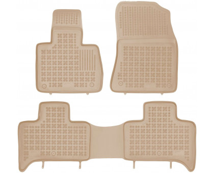 Rezaw-Plast Car Floor Mats for 1999-2006 BMW X5 E53 Floor Mats Waterproof Beige