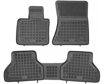 Rezaw-Plast Rubber Car Mats Mats for 2006-2013  BMW X5 Floor Mats E70 Durable Black