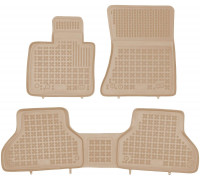 Rezaw-Plast Car Floor Mats for 2006-2013 BMW X5 E70 Floor Mats Odorless Beige