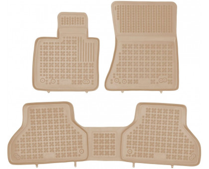 Rezaw-Plast Car Floor Mats for 2006-2013 BMW X5 E70 Floor Mats Odorless Beige