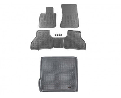 Rezaw-Plast Car Mats for 2006-2013 BMW X5 E70 Floor Mats & Car Mat Custom Fit Gray