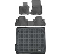 Rezaw-Plast Car Mats Set for 2014-2018 BMW X5 Floor Mats & Car Mat F15 Durable Black