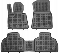 REZAW PLAST Rubber Mats for BMW X7 Bench Seats only 2019-2023 Waterproof Black