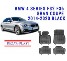 REZAW PLAST All-Weather Rubber Mats for BMW 4 Series F32 F36 Gran Coupe 2014-2020 Molded