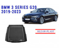 REZAW PLAST Cargo Tray Liner for BMW 3 Series G20 2019-2023 Top-Rated Trunk Protection