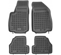 Rezaw-Plast Rubber Floor Mats for 2015-2021 Buick Encore Floor Mats Anti-Slip Black