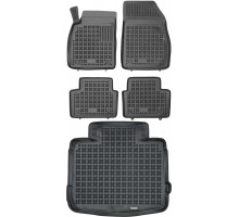 Rezaw Plast Car Mats for 2011-2017 Buick Regal Floor Mats & Cargo Mat Waterproof Black