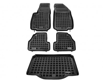 Rezaw-Plast Car Mats for 2015-2021 Buick Encore Floor Mats & Cargo Mat All Weather Black