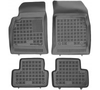 Rezaw-Plast Rubber Floor Mats for 2012-2016 Chevrolet Cruze Car Mats Black