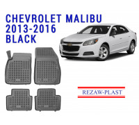 REZAW PLAST Custom Fit Car Mats for Chevrolet Malibu 2013-2016 Anti-Slip Black