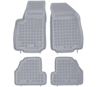 Rezaw-Plast Rubber Floor Mats for 2013-2021 Chevrolet Trax Car Mats Gray