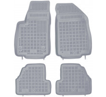 Rezaw-Plast Rubber Floor Mats for 2013-2021 Chevrolet Trax Car Mats Gray