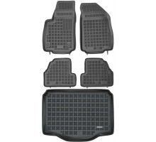 Rezaw-Plast Floor Mats for 2013-2021 Chevrolet Trax Car Mats & Cargo Mat Waterproof Black