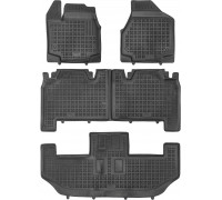 Rezaw-Plast Car Mats for 2017-2024 Chrysler Pacifica Floor Mats Waterproof Black