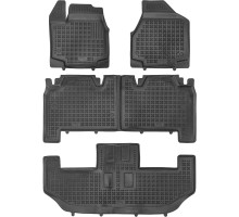 Rezaw-Plast Car Mats for 2017-2024 Chrysler Pacifica Floor Mats Waterproof Black