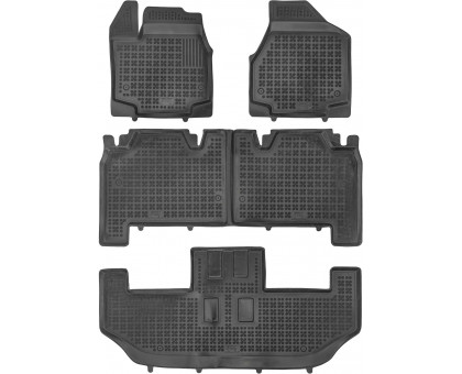 Rezaw-Plast Car Mats for 2017-2024 Chrysler Pacifica Floor Mats Waterproof Black