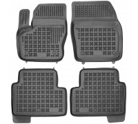 Rezaw-Plast Rubber Car Mats for 2013-2018 Ford Escape Floor Mats Waterproof Black