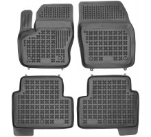 Rezaw-Plast Rubber Car Mats for 2013-2018 Ford Escape Floor Mats Waterproof Black