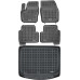 Rezaw-Plast Floor Mats Set for 2013-2018 Ford Escape Car Mats & Cargo Mat Custom Fit Black