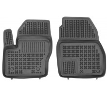 Rezaw-Plast Van Mats for 2014-2023 Ford Transit Connect Floor Mats 2PC All Season Black