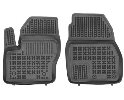 Rezaw-Plast Van Mats for 2014-2023 Ford Transit Connect Floor Mats 2PC All Season Black