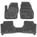 Rezaw-Plast Floor Mats for Ford Transit Connect 2014-2024 Van Mats Passenger Waterproof Black