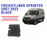 REZAW PLAST Rubber Floor Mat for Freightliner Sprinter 2007-2023 Odorless Black