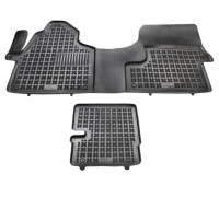 Rezaw-Plast Floor Mats for 2007-2023 Freightliner Sprinter Van Mats  All Weather Black