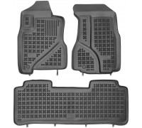 Rezaw-Plast All Weather Floor Mats for 2002-2006 Honda CR-V Car Mats Tailored Black