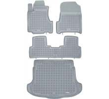 Rezaw-Plast Car Mats Set for 2007-2011 Honda CR-V Floor Mats & Car Mat All Season Gray