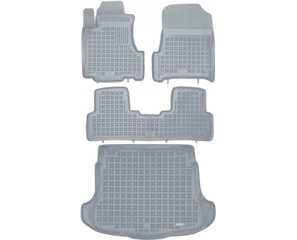 Rezaw-Plast Car Mats Set for 2007-2011 Honda CR-V Floor Mats & Car Mat All Season Gray