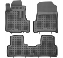 Rezaw-Plast Car Mats for 2007-2011 Honda CR-V Floor Mats All Weather Black