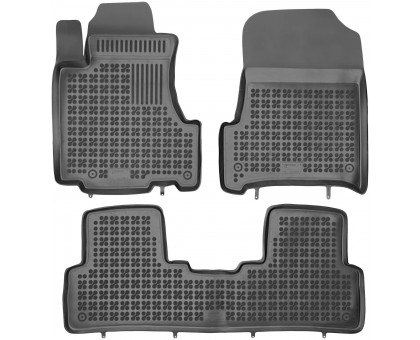 Rezaw-Plast Car Mats for 2007-2011 Honda CR-V Floor Mats All Weather Black