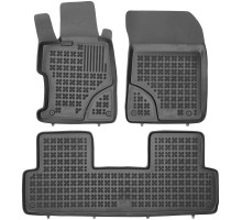 Rezaw-Plast Car Mats for 2012-2015 Honda Civic Floor Mats Sedan Waterproof  Black