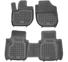 Rezaw-Plast All Weather Floor Mats for 2015-2021 Honda Fit Car Mats Custom Fit Black