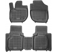 Rezaw-Plast Car Mats for 2015-2021 Honda HR-V Floor Mats Odorless Black