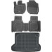 Rezaw-Plast Floor Mats for 2015-2021 Honda HR-V Car Mats & Cargo Mat Custom Fit Black