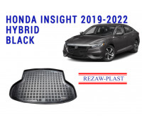 REZAW PLAST Rubber Trunk Mat for Honda Insight 2019-2022 Hybrid Anti-Slip Black 